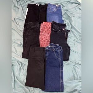 Pants bundle (sizes 25-28 woman)